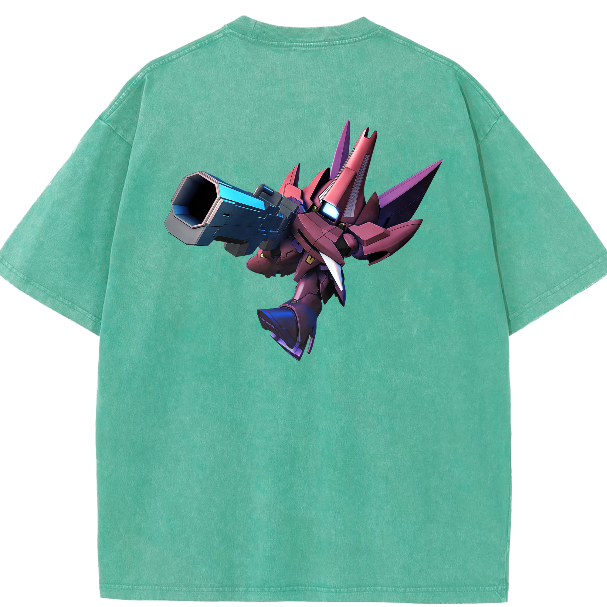 （画像用） 機動戦士ガンダム Mobile Suit Gundam 綿100% ヴィンテージ風 半袖Tシャツ（背面プリント）